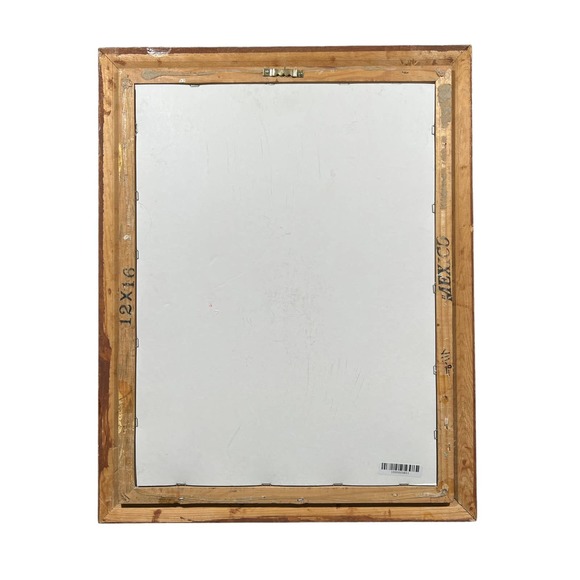 Paper 3D Art of a Rain Cloud in Blues Pinks Greens Made in Mexico - Picture 2 of 2